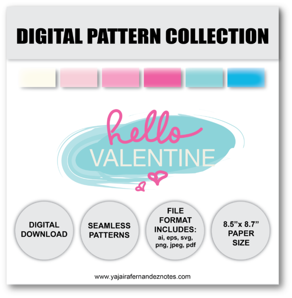 Hello Valentines DPC2: Digital Pattern Collection - Image 2