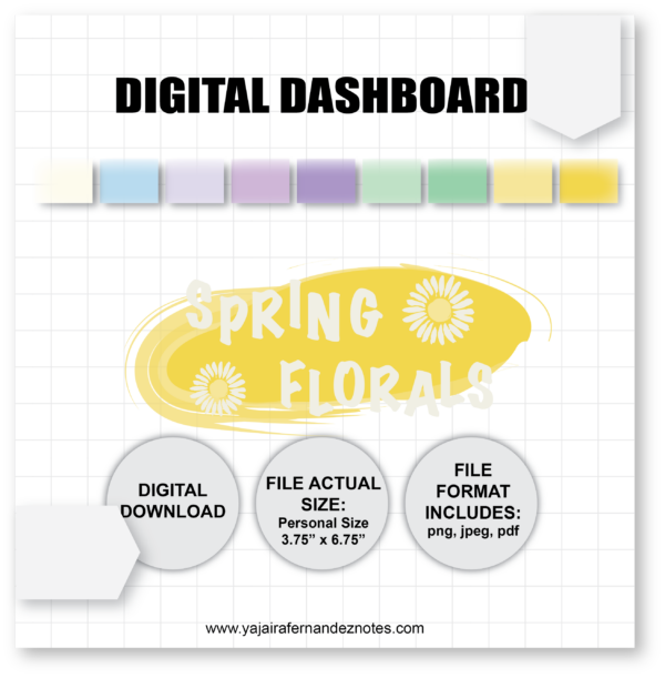 Spring Florals DD1: Digital Dashboard - Image 3