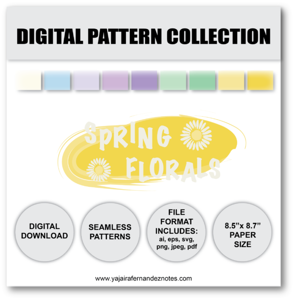 Spring Florals DPC1: Digital Pattern Collection - Image 6