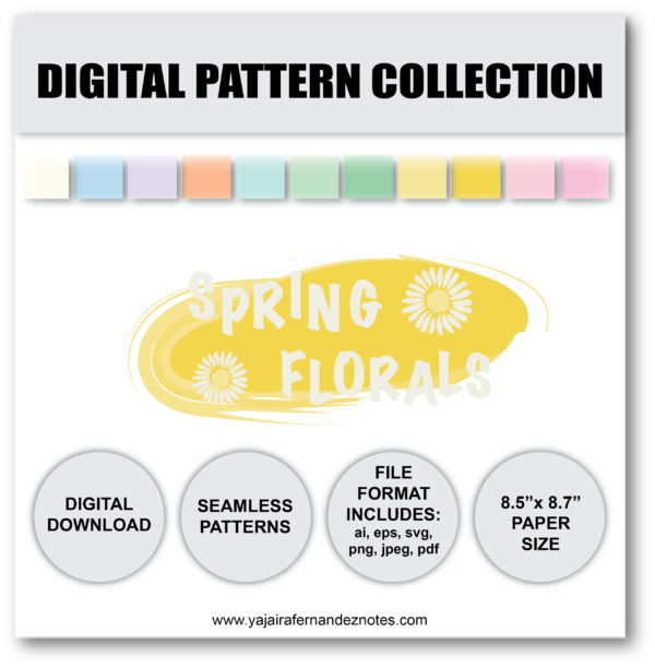 Spring Florals DPC2: Digital Pattern Collection - Image 2