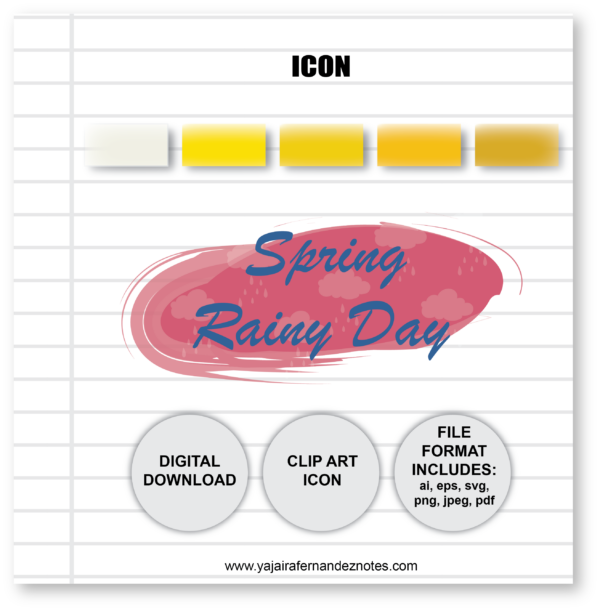 Spring Rainy Day Icon1 - Image 2