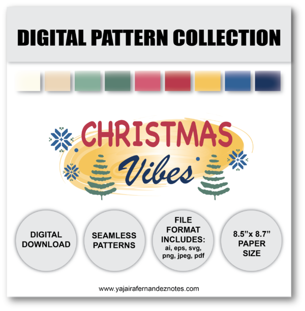 Christmas Vibes DPC1: Digital Pattern Collection - Image 6