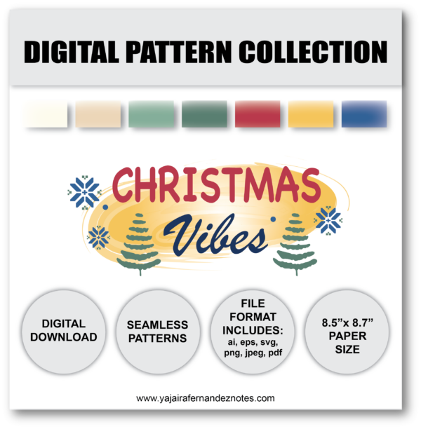 Christmas Vibes DPC2: Digital Pattern Collection - Image 5