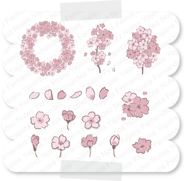 Cherry Blossom CAC1: Clip Art Collection