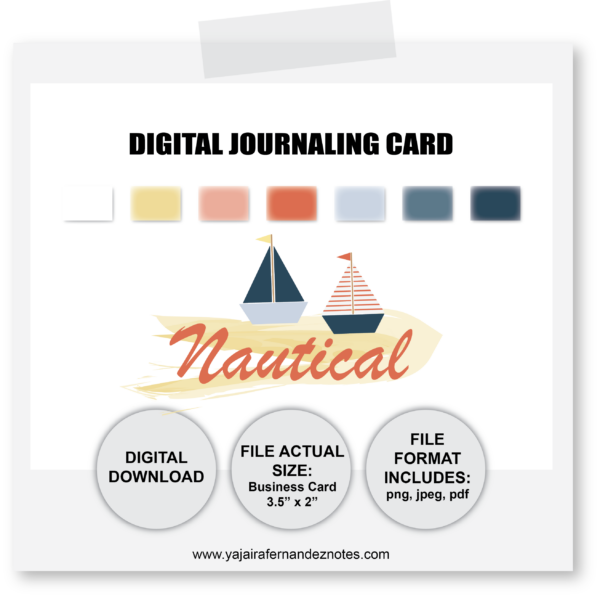 Nautical DJC1: Digital Journaling Card - Image 3