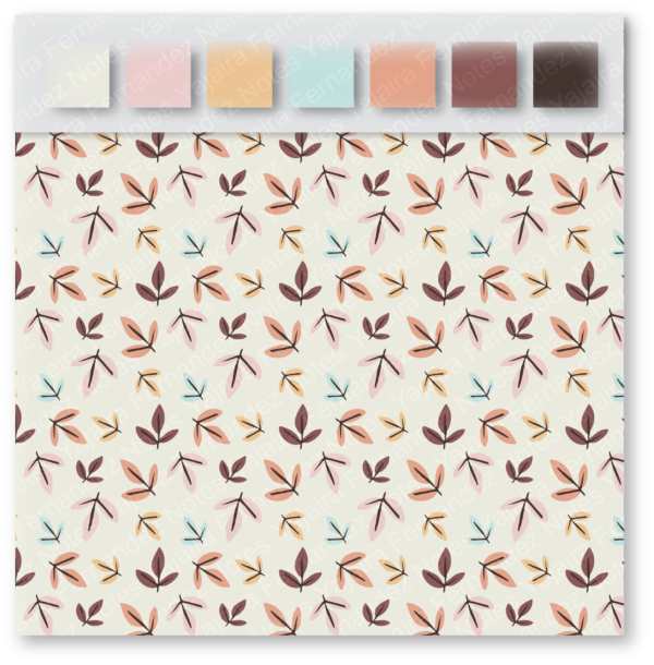 Fall Leaves Pastels DPC1: Digital Pattern Collection - Image 3