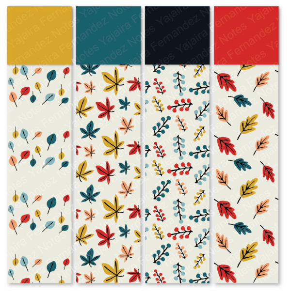 Fall Leaves Bright DPC1: Digital Pattern Collection